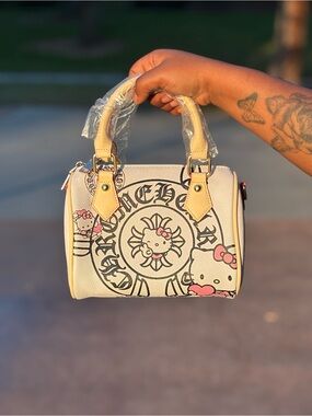 Hello Kitty Cream and Pink Mini Satchel